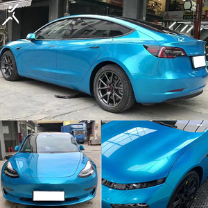 <span class=keywords><strong>Film</strong></span> de vinyle de voiture en PVC Super brillant, métal bleu atomique, peinture de voiture, <span class=keywords><strong>film</strong></span> à couleur changeante pour voiture - Product Image 2