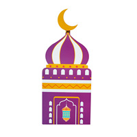 Boîtes cadeaux en carton durables et réutilisables en forme de lune pour le Ramadan Kareem et l'Aïd Moubarak, pour les faveurs, les bonbons, les décorations de mariage et de mosquée, livraison rapide