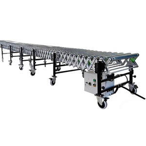 Convoyeur à rouleaux télescopique Système de convoyeur à rouleaux non motorisé Ligne d'assemblage de déchargement Ligne d'assemblage de bande transporteuse Rouleau d'alimentation - Product Image 1
