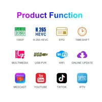 Receptor de TV Satelital con Wi-Fi Integrado para África, Decodificador de TV Digital FTA H265, Receptor de TV Digital, en Oferta