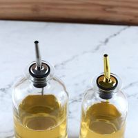 Großhandel Home Coffee Bar 300ml/500ml Glass irup Spender flasche mit Kork versiegelung für Tequila Servieren in Kartons verpackt