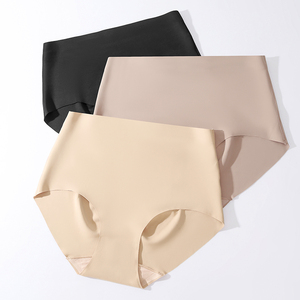 Haute qualité dames mince sans trace glace soie culotte taille basse femmes sans couture Invisible intérieur Ropa gros Bragas tricoté - Product Image 1