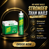 Colle liquide sans clou pour meubles en bois, feuilles de marbre, résistante aux UV, à séchage rapide, imperméable, haute résistance, écologique, Green Health