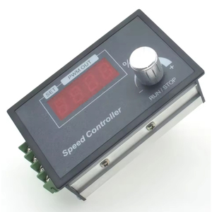 DC6-60V 30A Max DC Motor hız kontrolörü PWM dönen düğme kodlayıcı LED dijital ekran fırça Motor kontrol modülü 1-100kHz - Product Image 6