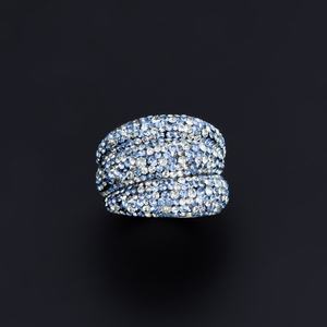 Anillos de Compromiso y Boda para Mujer, Joyería de Acero Inoxidable Brillante con Incrustaciones de Circonita Cúbica - Product Image 2