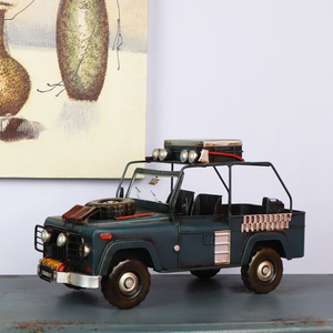 Promotion jouet de <span class=keywords><strong>voiture</strong></span> vintage moulé sous pression, modèle de voitures SUV véhicule tout-terrain - Product Image 4