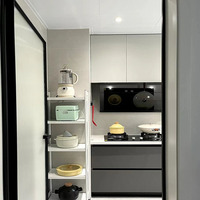 Armoire murale en mélamine pour Cuisine, Meuble domestique en mélamine