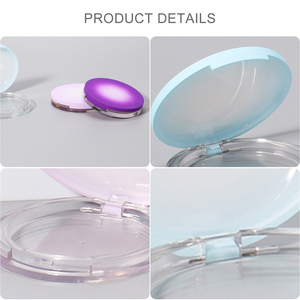 Caja Redonda Grande Personalizada con Logotipo para Contorno de Ojos, Estuche para Sombra de Ojos, Paleta de Sombra de Ojos Individual, Caja Vacía de Plástico para Iluminador y Contorno - Product Image 2
