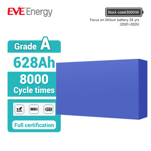 Nuovo Arrivo EVE MB56 Batteria LiFePO4 da 3.2V 628Ah per Accumulo di Energia Elettrica Cella LiFePO4 al Litio Ferro Fosfato da 628Ah - Product Image 1