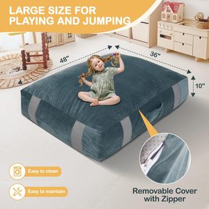 Tapete de Juego Interior Personalizado para Niños, Tapete de Espuma Suave con Cubierta Lavable, Seguro, Antideslizante, para Entrenamiento de Integración Sensorial - Product Image 2