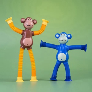 1pc Telescopic Monkey Squeeze <b>Toys</b> for Kids New Year Gift Decompression Telescopic Tube Deformation <b>Toys</b> - Product Image 4