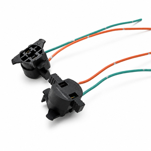 H7 LED Headlight Bulb <b>Adapter</b> Holder Socket Wiring Harness Connector for Hyundai Kia Mitsubishi Headlamp Base Retainer - Product Image 4