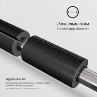 Poignées d'haltérophilie en silicone avec logo personnalisé