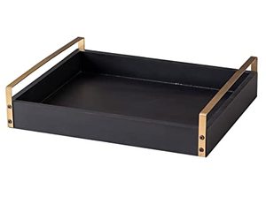 Plateau de service rectangulaire en bois de manguier naturel fait à la main service de table de cuisine décoratif restaurant hôtel maison plateau de service alimentaire - Product Image 4