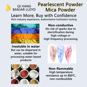 Bán buôn đầy màu sắc tự nhiên ánh sáng lung linh muscovite mica sắc tố bột kim loại Pearlescent cho mỹ phẩm và nhựa thủ công - Product Image 6