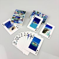 Cartes de jeu de société standard personnalisées, écologiques, pour usage familial, finition UV, papier 300 g/m², flexibles, anti-usure, pour poker