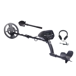 Detector de Metales con Bobina de Búsqueda de 30 cm, Diseño Ergonómico de Plástico Negro para Adultos, Equipo de Búsqueda de Tesoros Subterráneos - Product Image 1