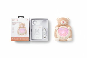 Machine à bruit blanc Sonioc Sleep Plush Teddy Bear avec projecteur d'étoiles et musique apaisante, 15 mélodies, arrêt automatique après 30 minutes - Product Image 6