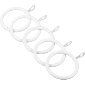 38mm métal <span class=keywords><strong>noir</strong></span> large <span class=keywords><strong>rideau</strong></span> de douche manuel anneaux avec clips pour rideaux - Product Image 4