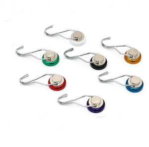25LBS <span class=keywords><strong>360</strong></span> °   Crochet magnétique pivotant en néodyme, <span class=keywords><strong>aimant</strong></span> puissant avec crochets pour croisière, cuisine, camping, porte, casier - Product Image 1