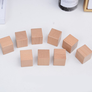 <span class=keywords><strong>Cubo</strong></span> de Madera de Haya Maciza de 4 cm, Juguetes Educativos Montessori, Bloques de Madera para Niños, Manualidades - Product Image 5