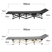 Lits de camping pliables portables JWW-031 pour adultes, lits de repos pour le bureau ou l'intérieur
