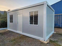 BOX SPACE Maison préfabriquée à prix bas, conteneur à structure plate, préfabriquée, chauffée, isolée, capsule habitable en Jamaïque, Indes occidentales
