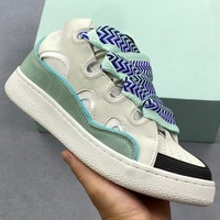 Chaussures de sport confortables pour femmes Lanvine de haute qualité, conçues par des designers, pour l'automne, avec des sangles pour une polyvalence accrue, plusieurs couleurs pour un jogging décontracté.