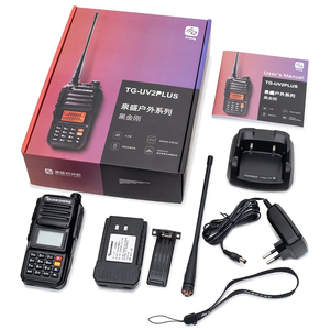 Talkie-walkie 10 KM QuanSheng TG-<span class=keywords><strong>UV2</strong></span> Plus 10W 4000mah Talkie longue portée Radio 10 KM Vhf Uhf double bande analogique <span class=keywords><strong>UV2</strong></span> Plus - Product Image 4