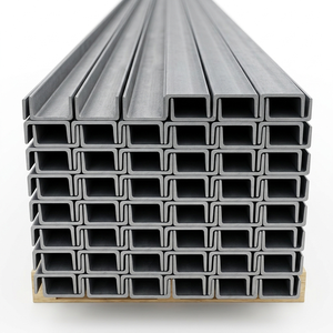 Profilé <span class=keywords><strong>en</strong></span> <span class=keywords><strong>U</strong></span> <span class=keywords><strong>en</strong></span> acier au carbone laminé à chaud standard ASTM A36 JIS G3192 pour montage solaire et structure de bâtiment - Product Image 1