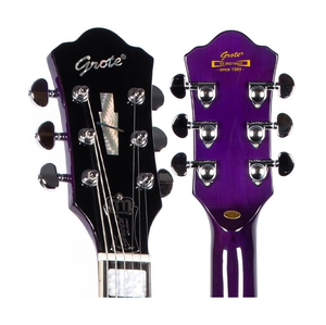 Guitare électrique semi-acoustique GT335-02, Purple Burst, guitare électrique <span class=keywords><strong>jazz</strong></span>, micros humbucker, pour adultes professionnels - Product Image 4