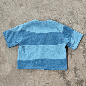 Camisa de hombre de algodón 100% lavada vintage personalizada con botones, ropa de calle elegante con estampado de retazos, camisa de trabajo de gran tamaño para <span class=keywords><strong>Mne</strong></span> - Product Image 6