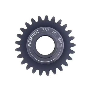 Engrenage robuste en acier trempé AGFRC PG25T8 V2, 8MM MOD1 T, pour camion/crawler RC à l'échelle 1/8 - Product Image 1