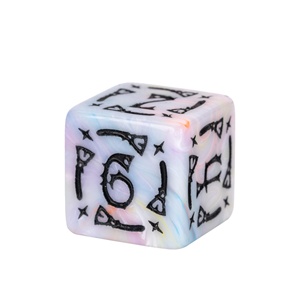 Cho Tùy Chỉnh Logo Acrylic Cube 7-Mảnh Thiết Lập 20-Hai Mặt Đa Diện Dice Thường Xuyên Kích Thước Ngọc Trai Đầy Sao Màu Sắc Bán Buôn Nhựa Dice - Product Image 6