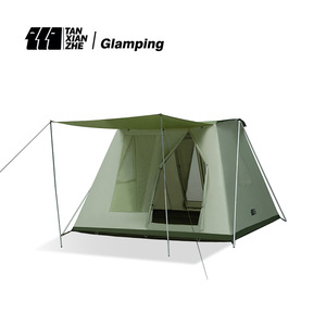 เต็นท์สปริงเอ็กซ์พลอเรอร์ 300x300 ซม. สำหรับ 6-8 คน ชั้นเดียว ผ้าหนา กันฝน เต็นท์แคมป์ปิ้งกลางแจ้ง พื้นที่กว้างขวาง ใช้ได้สามฤดู - Product Image 5