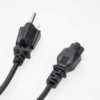 Prise US 3 broches 18AWG utilisation sur ordinateur cuisinière électrique bouilloire cordon d'alimentation ca rallonge fil de câble de prise