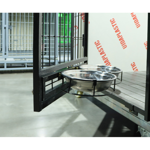 ลังสุนัขเหล็กสี่เหลี่ยมท่อโลหะสำหรับสุนัขขนาดใหญ่ - Product Image 3