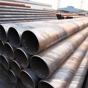 Tuyau en <span class=keywords><strong>acier</strong></span> au carbone EMT ASTM A53 Grade B ASTM A139 avec revêtement FBE à l'intérieur, revêtement époxy AWWA C213, extrémité à cloche AWWA C210 - Product Image 3