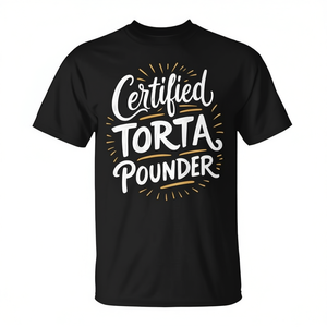 Camiseta Certificada con el Meme de Torta Pounder para Mujeres y Hombres Corpulentos, Camiseta Promocional - Product Image 2