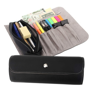 Estuche plegable de gran capacidad para lápices/utensilios de papelería, bolsa enrollable de cuero PU para bolígrafos, estuche para plumas estilográficas/estuche para lápices de dibujo - Product Image 5