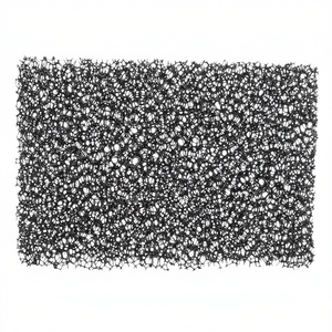 Filtre de remplacement pour fontaine à eau, 12x8 pouces, tampon filtrant en maille noire pour pompe aquatique - Product Image 2