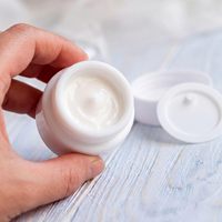 Bocaux en verre blancs de 5 ml, 5 g, étanches, rechargeables, pour échantillons cosmétiques, baume à lèvres, protection UV, avec doublure intérieure pour soins de la peau