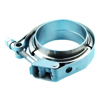 Collier de serrage en V en acier inoxydable avec 2 brides mâles et femelles pour échappement turbo et downpipes – Fabrication usine