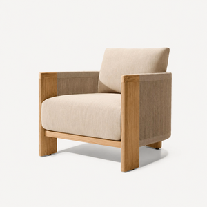 Mobili di Lusso da Esterno <span class=keywords><strong>Divani</strong></span> da Giardino per Hotel Arredi Moderni in Legno di Teak con Intreccio in Corda Set da Patio per Villa Resort Salotto da Giardino - Product Image 6
