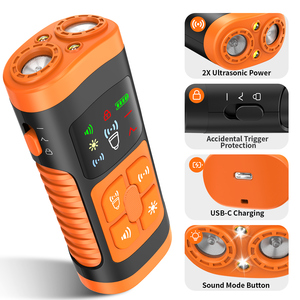 23ft açık el değişken frekans renkli ekran ultrasonik kaçak köpek kovucu açık <span class=keywords><strong>Pet</strong></span> köpek Bark caydırıcı cihaz - Product Image 2