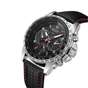 <span class=keywords><strong>Montre</strong></span> Homme <span class=keywords><strong>Megir</strong></span> 1010 <span class=keywords><strong>Prix</strong></span> d'usine Vente en gros <span class=keywords><strong>Montre</strong></span> promotionnelle Étanche <span class=keywords><strong>Montre</strong></span> à quartz en cuir décontractée pour homme - Product Image 6