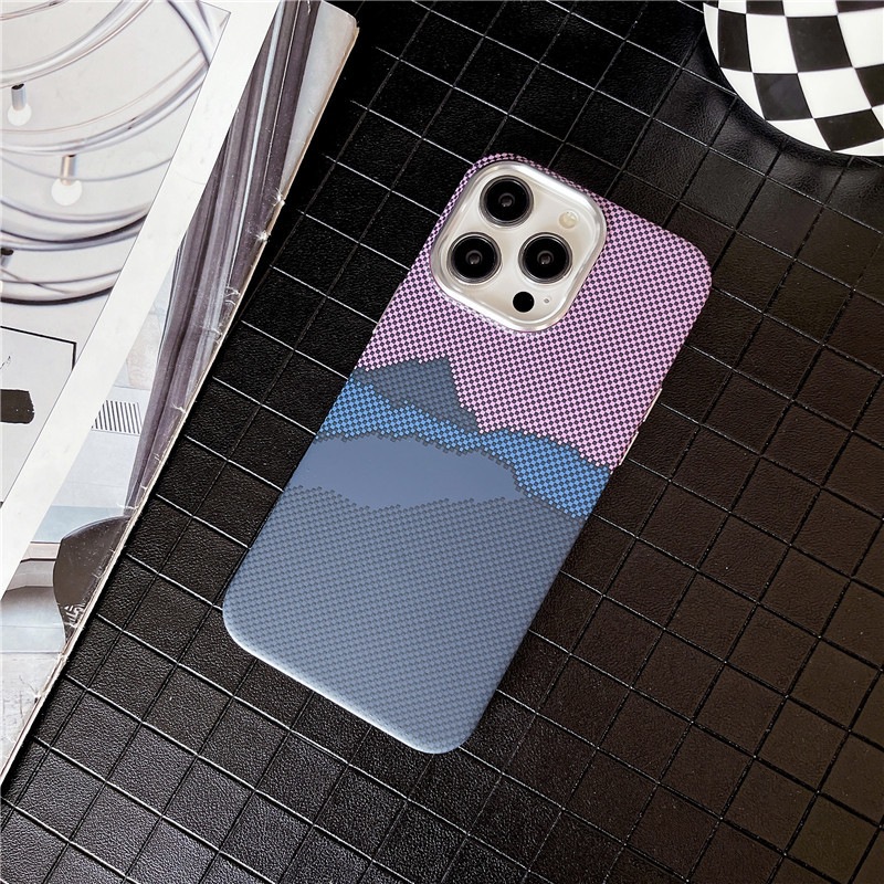 Mountain Peak Magnetic Attraction, Purple Background