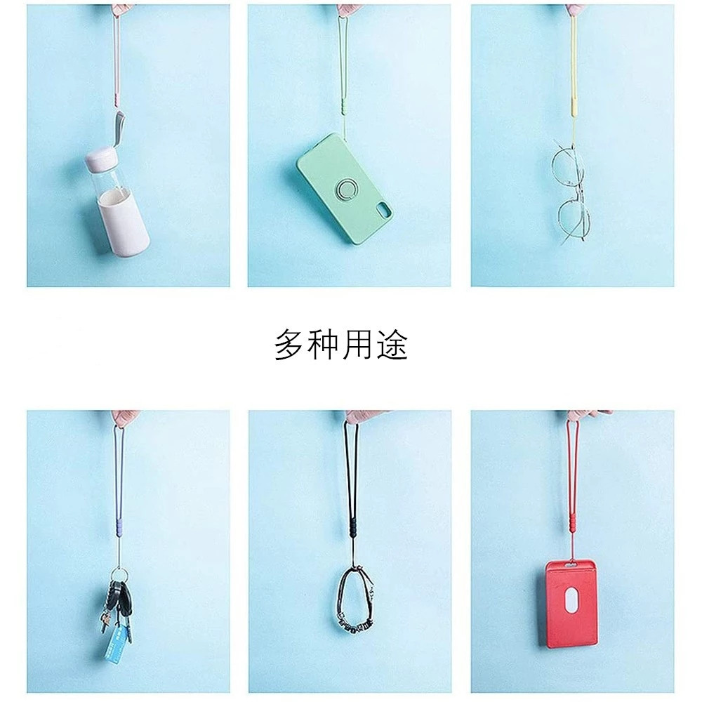 Custom Coffee Teach Repeat Wood and Silicone Lanyard for Teacher Image 2