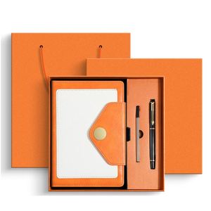 Souvenir Corporate Office Promotion Printed A5 PU Leather Notebook with Pen Custom <b>Small</b> Business Corporate <b>Gift</b> <b>Box</b> Set - Product Image 1