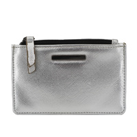 Vente chaude petite Mini taille sac en cuir PU serpent lézard motif peau Simple porte-carte pochette à fermeture éclair pour pièces clés OEM